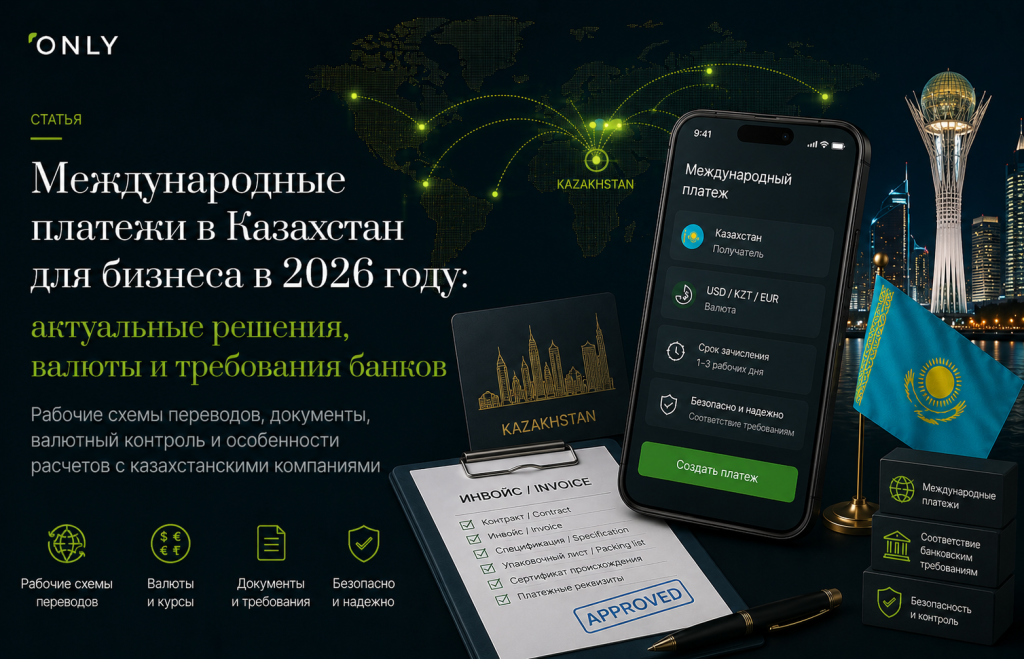 Международные платежи в Казахстан для бизнеса