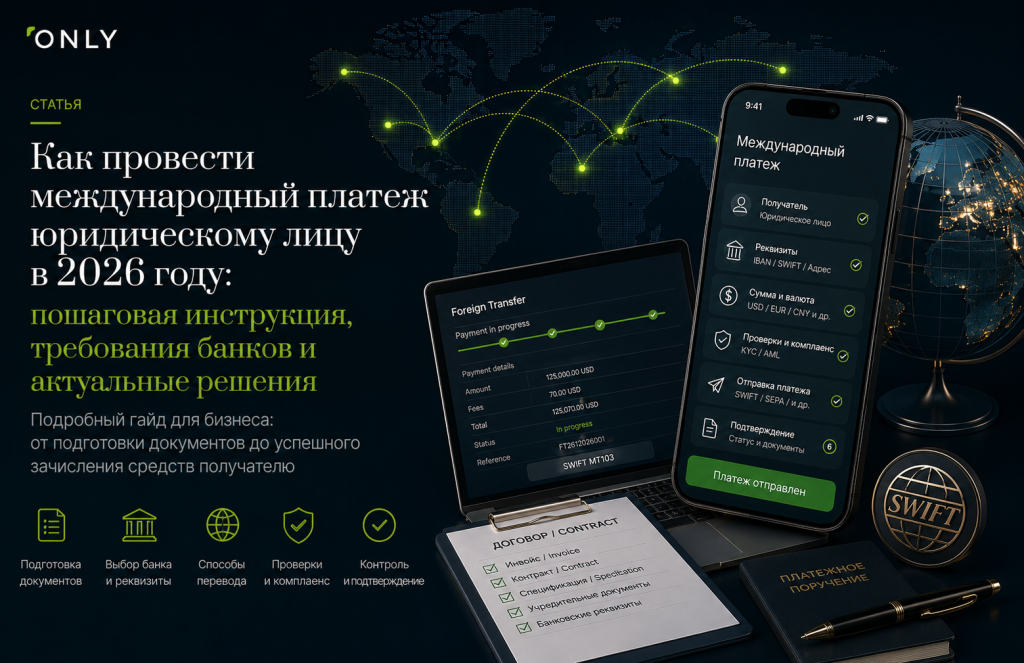 Как провести международный платеж юридическому лицу