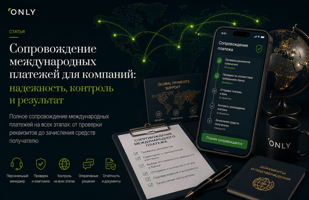 Сопровождение международных платежей для компаний