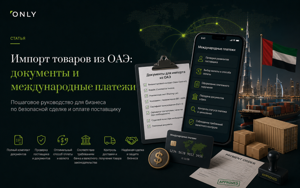 Импорт товаров из ОАЭ