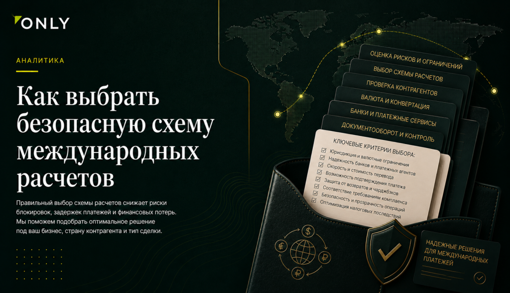 Как выбрать безопасную схему международных расчетов