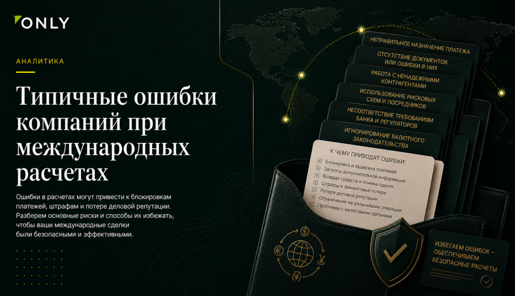 Типичные ошибки компаний при международных расчетах