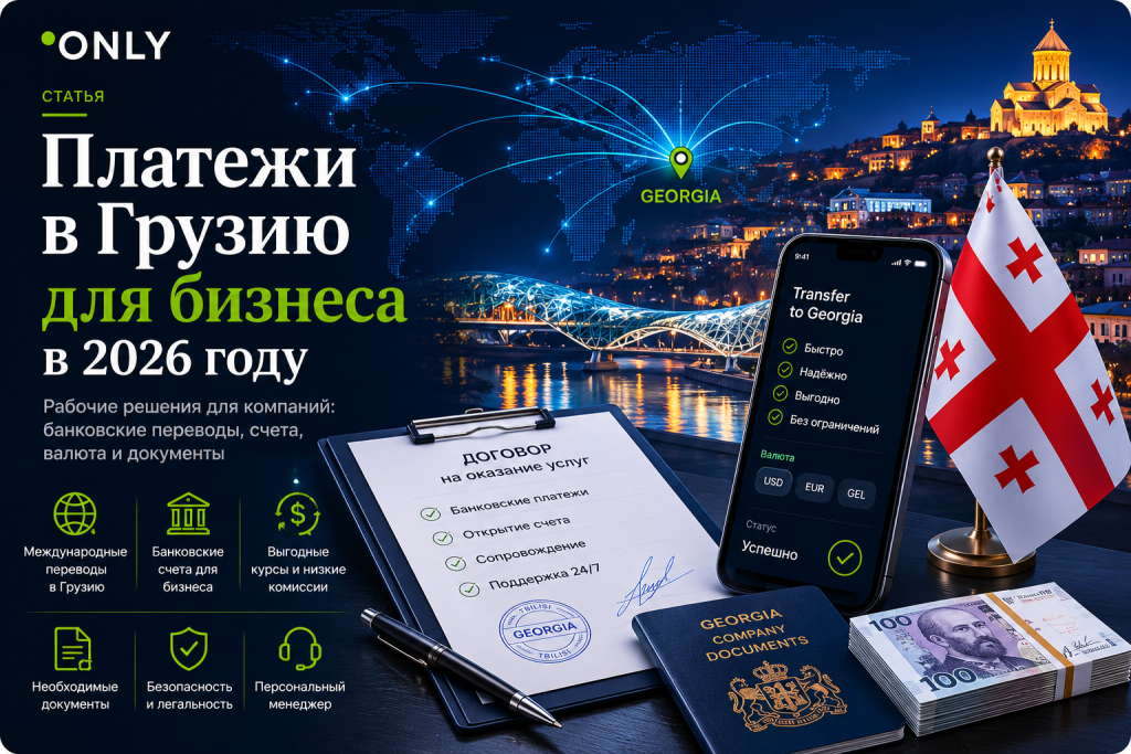 Платежи в Грузию для бизнеса в 2026 году