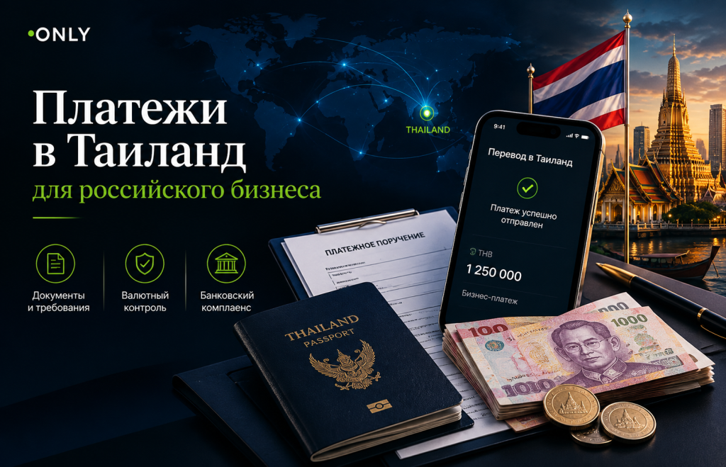 Платежи в Таиланд для российского бизнеса